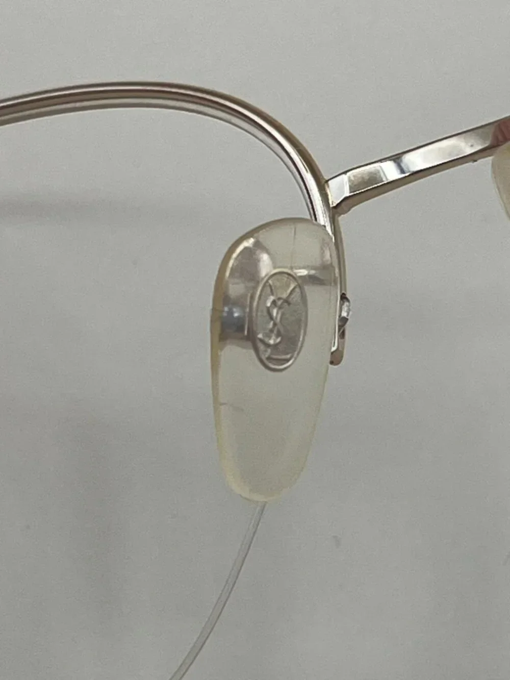 YVES SAINT LAURENT Vintage Titanium Eyeglass Frames 30-6653 53-16-130 Japan
